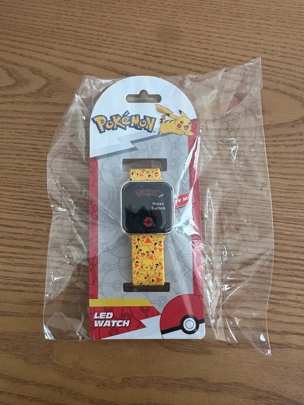 Pokemon Pikachu LED Watch Printed Strap New